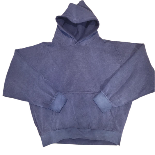 Yeezy Gap H09 Polar Fleece Navy Hoodie SZ LARGE