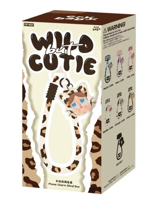 Pop Mart Crybaby Wild But Cutie Series Phone Charm Single Blind Box