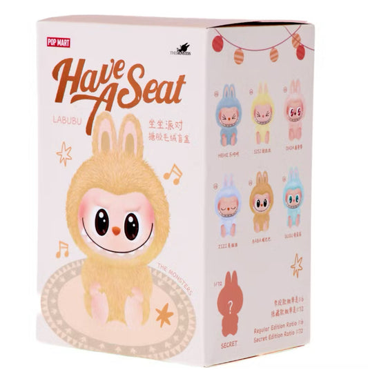 Pop Mart Labubu The Monsters Have a Seat Vinyl Plush Single Blind Box