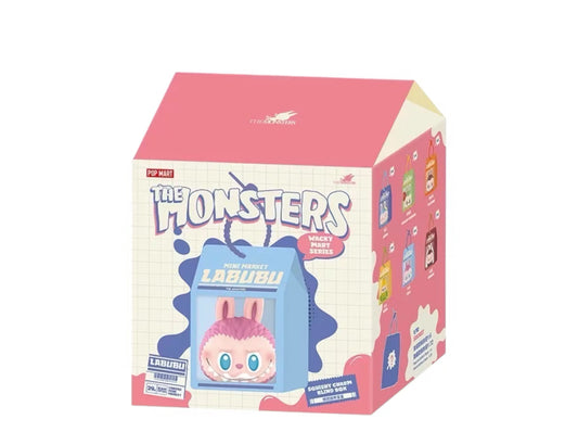 Pop Mart Labubu The Monsters Wacky Mart Series Squishy Charm Single Blind Box