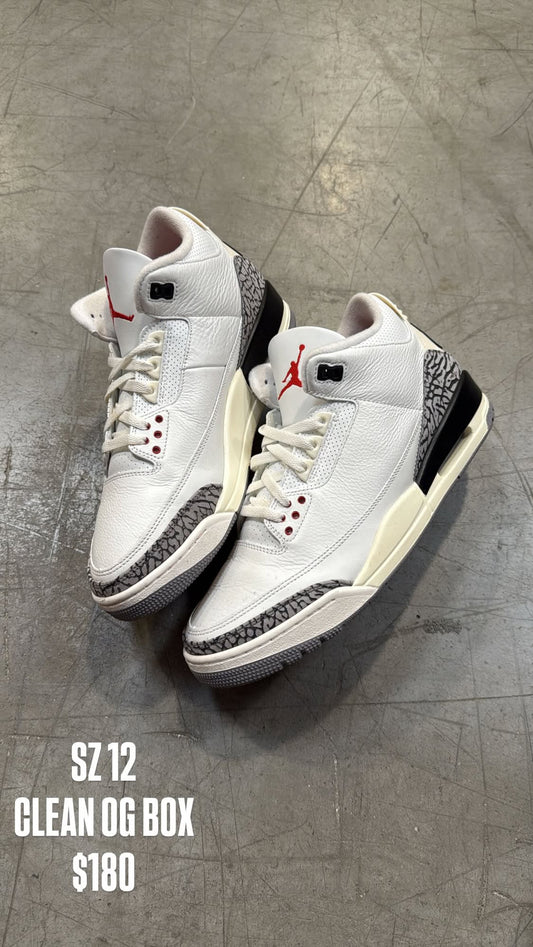 Jordan 3 Cement Reimagined