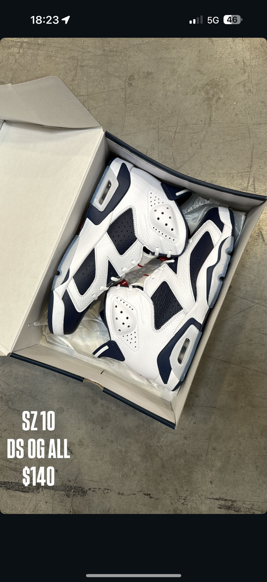 Jordan 6 Olympic SZ 10