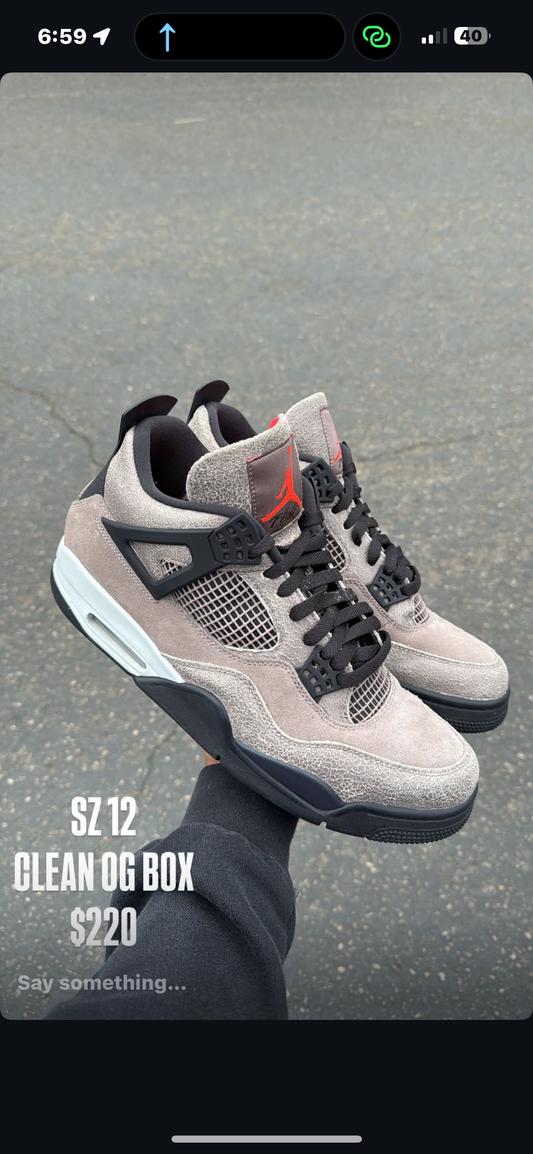 Jordan 4 Taupe Haze SZ 12
