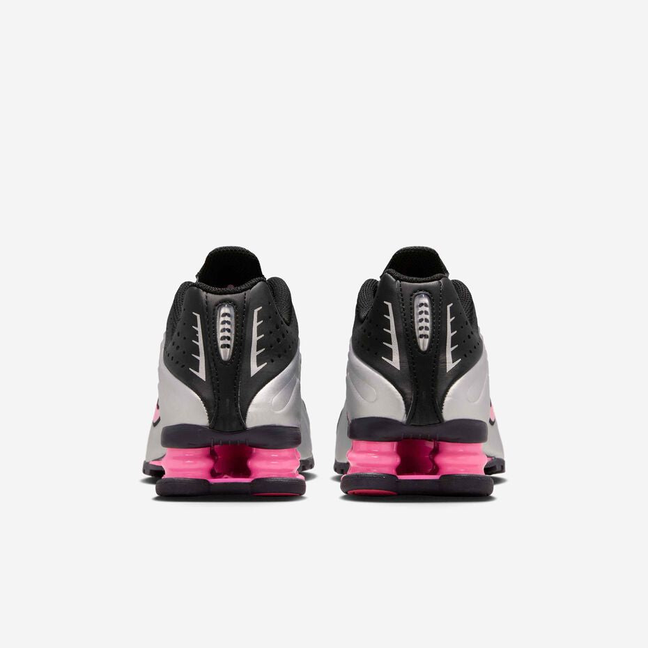 Nike Shox R4 Black Metallic Silver Pinksicle (GS)