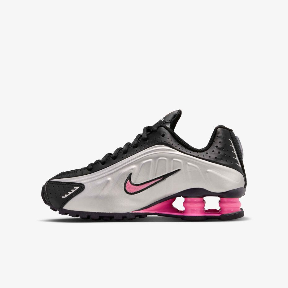 Nike Shox R4 Black Metallic Silver Pinksicle (GS)