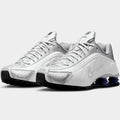 Nike Shox R4 Metallic Silver Deep Royal Blue