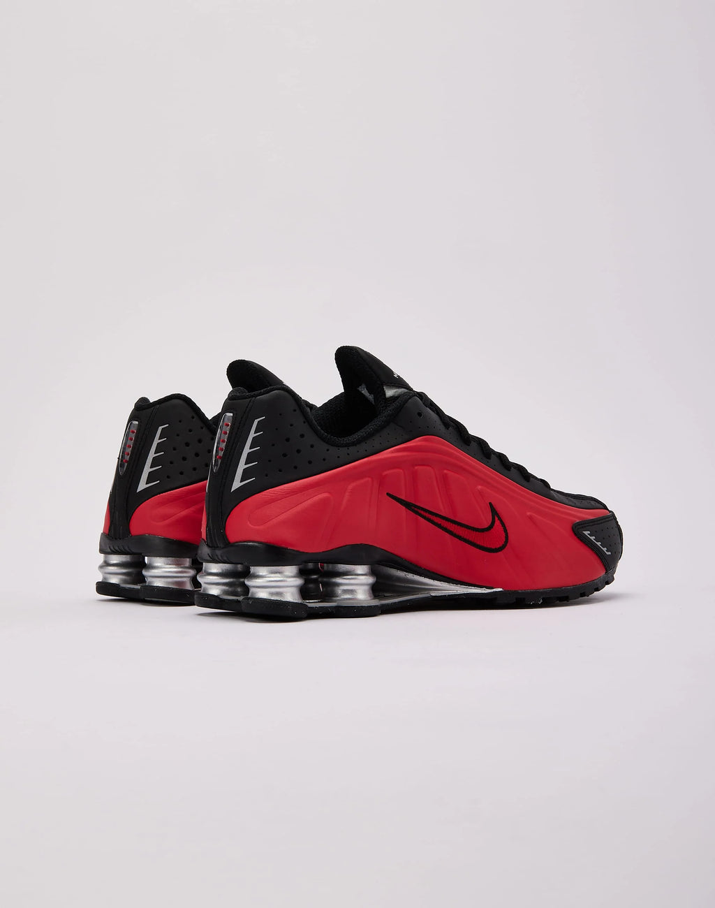 Nike Shox R4 University Red Black Metallic Silver