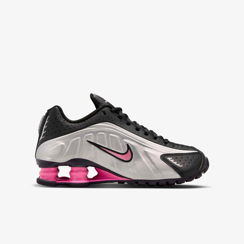 Nike Shox R4 Black Metallic Silver Pinksicle (GS)