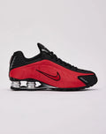 Nike Shox R4 University Red Black Metallic Silver