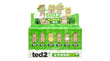 Pop Mart Ted2 Teddy Bear Action Plush Pendant Series Sealed Case (6 Blind Boxes)