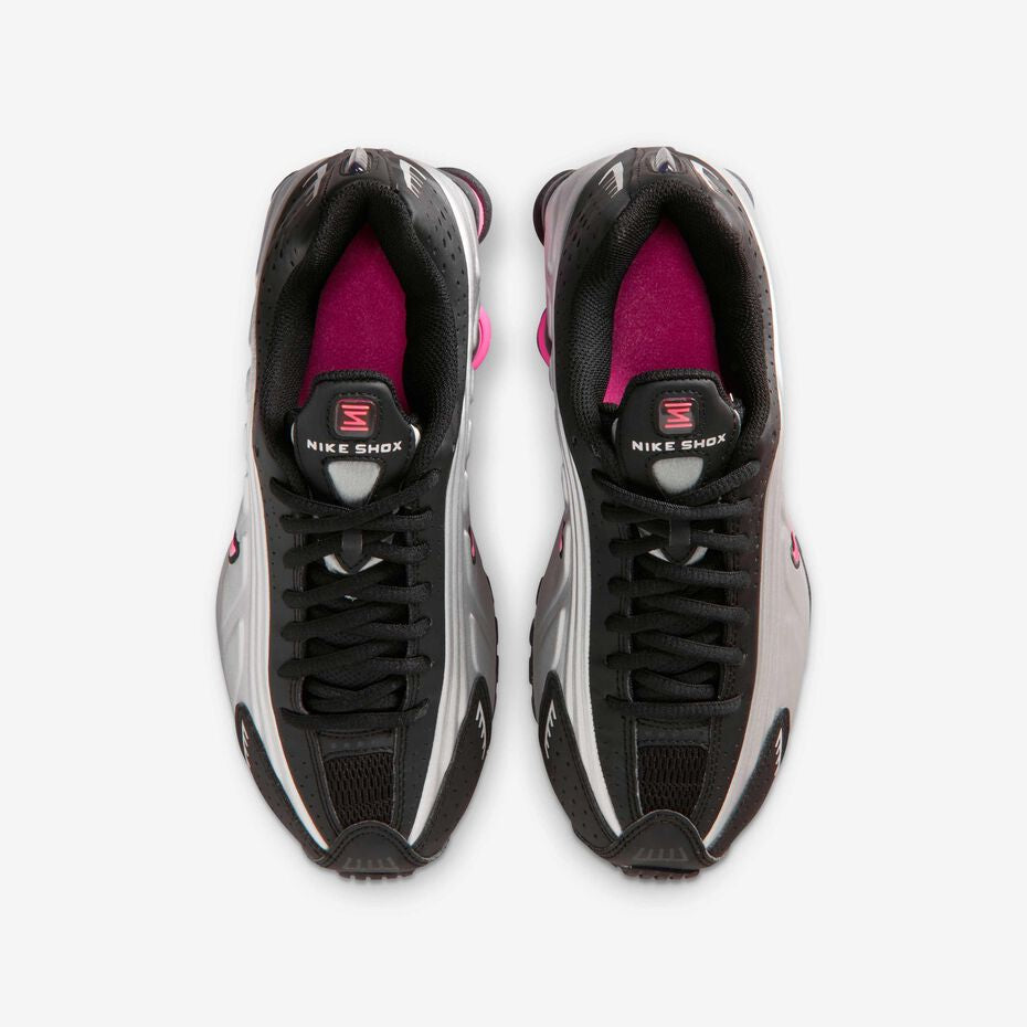 Nike Shox R4 Black Metallic Silver Pinksicle (GS)
