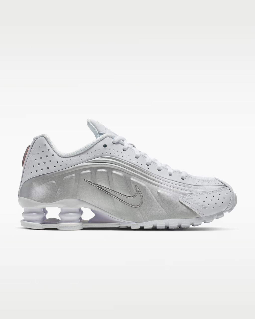 Nike Shox R4 White Metallic Silver (Women’s)