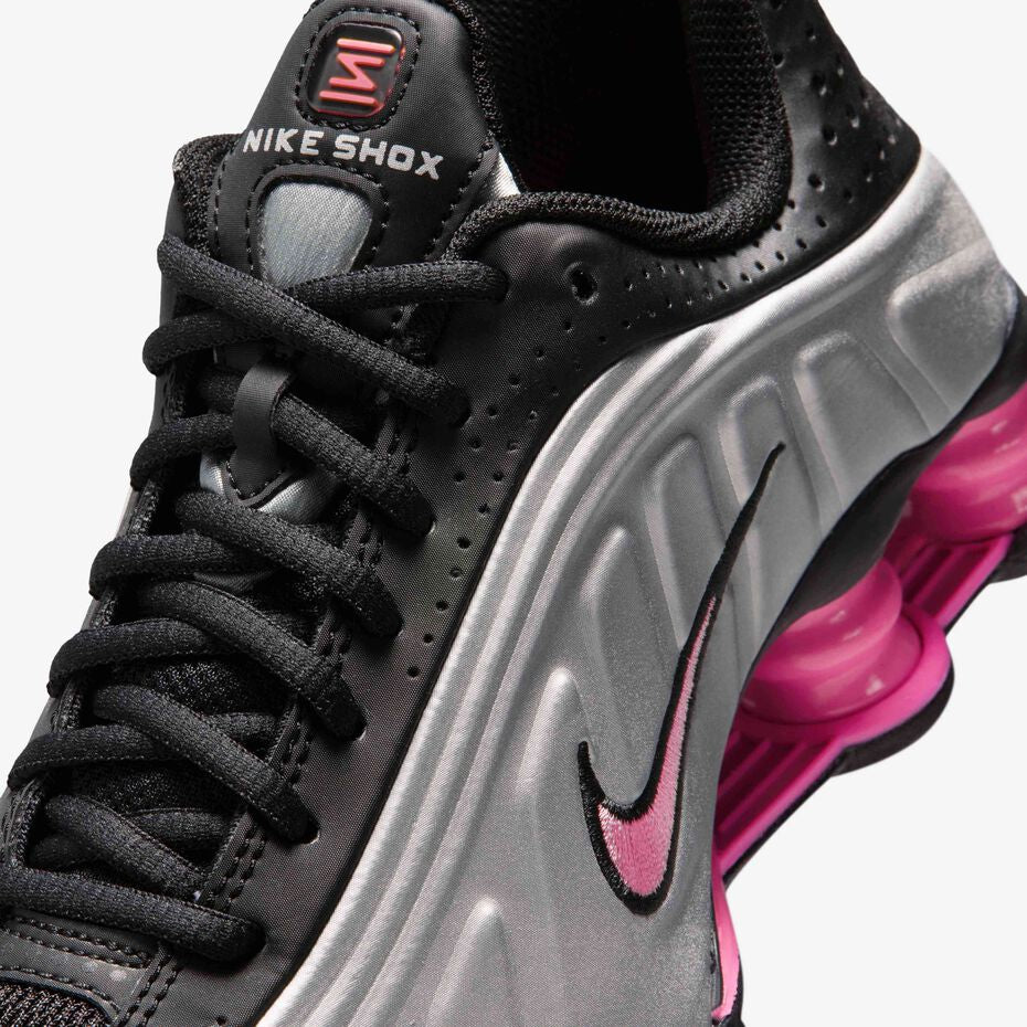 Nike Shox R4 Black Metallic Silver Pinksicle (GS)