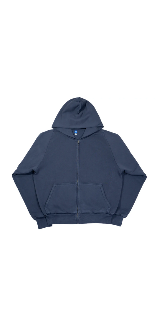 Yeezy X Gap Zip Up Hoodie Navy