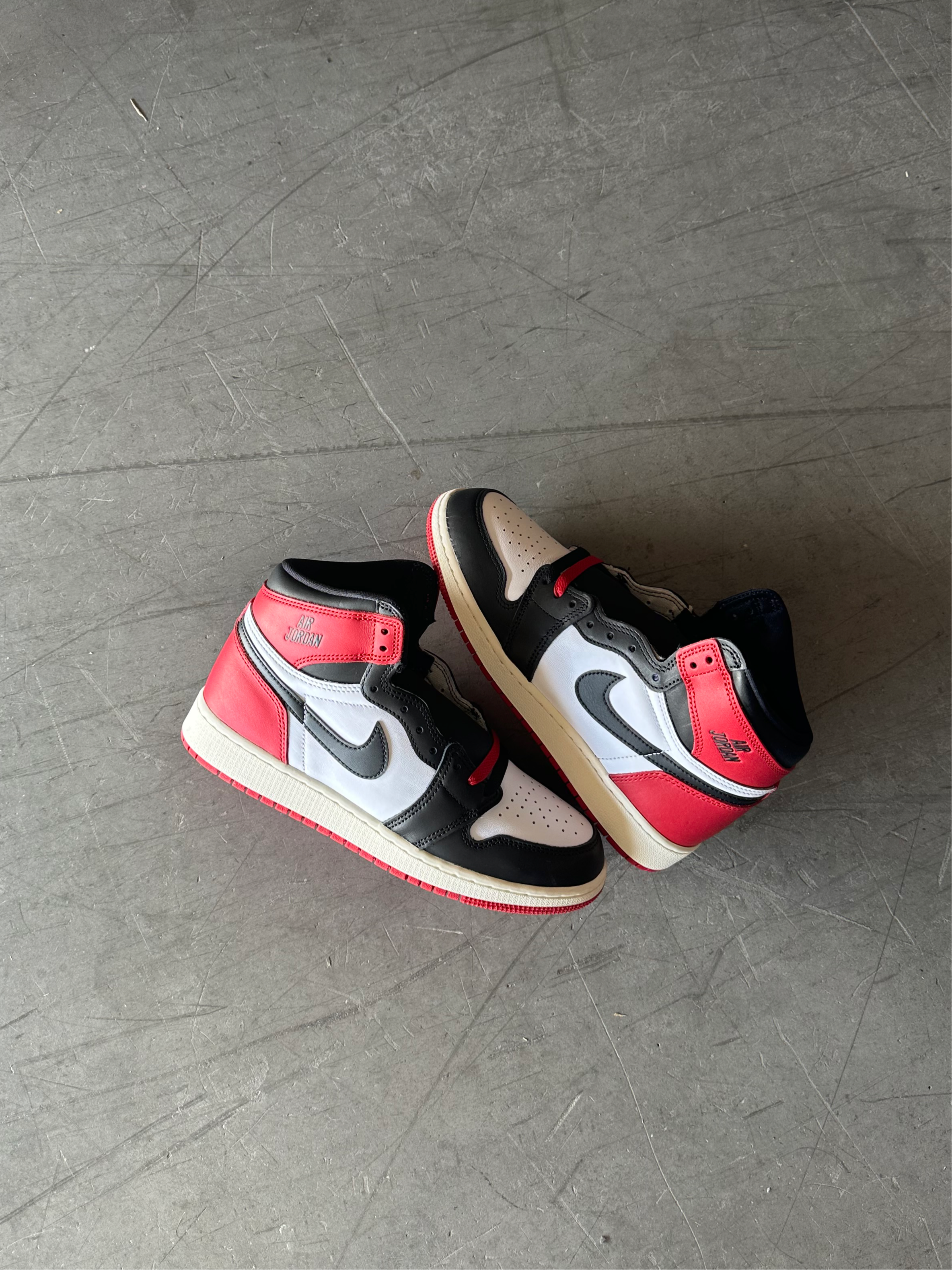 Jordan 1 Retro High OG Black Toe Reimagined