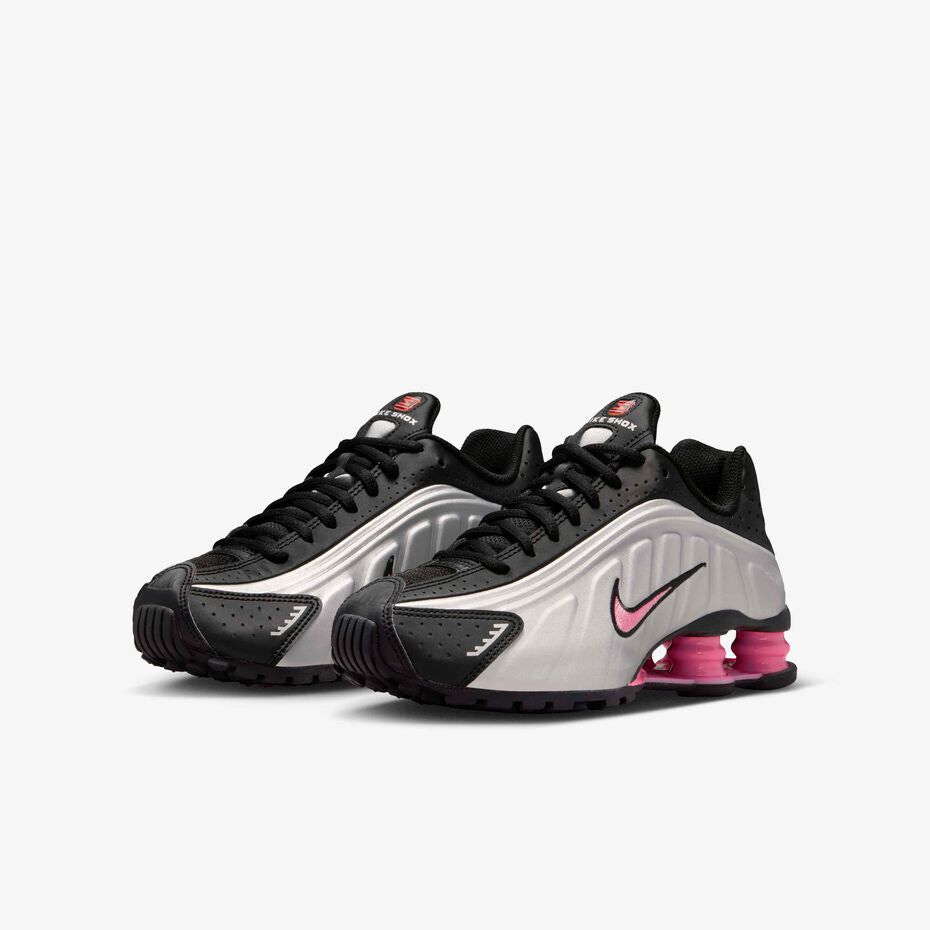 Nike Shox R4 Black Metallic Silver Pinksicle (GS)