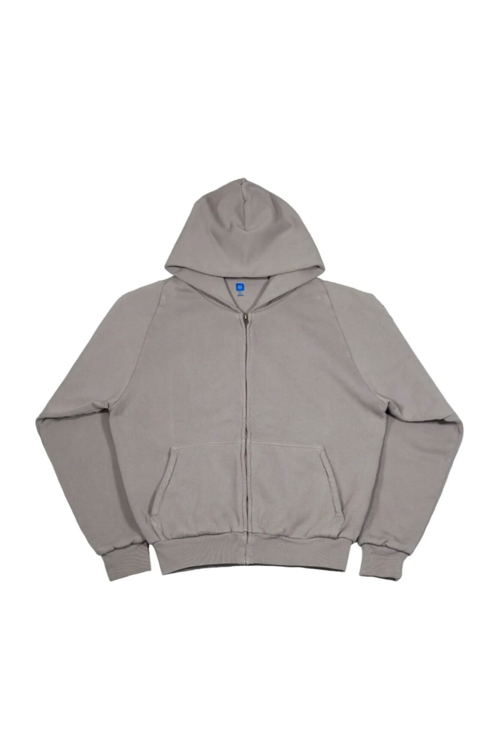 Yeezy X Gap Zip Up Hoodie Light Grey