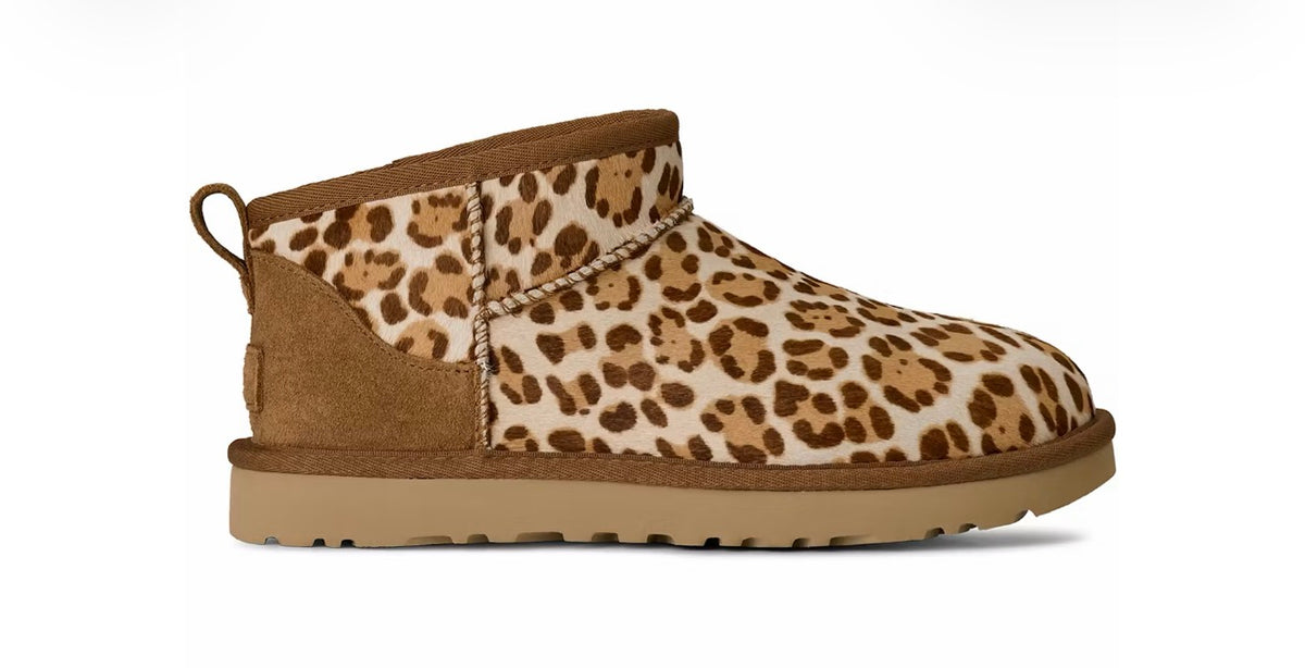 UGG Women's Classic Ultra Mini Boot – Felicity Leopard Jasmine