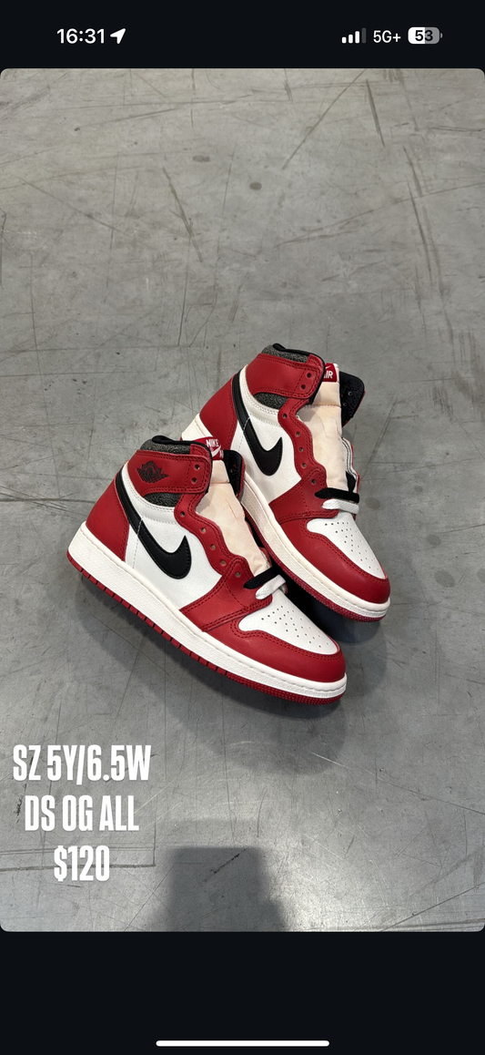 Jordan 1 Lost & Found SZ 5Y