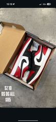 Jordan 1 Low Bred Toe SZ 10