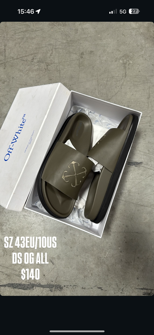 Off White Slides SZ 43EU/10US