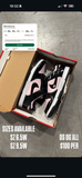 (3) Nike Dunk Low Pink Foam Black SZ 6.5W + 9.5W + Nike Dunk Low Judge Grey SZ 9.5