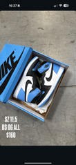 Jordan 1 UNC Toe SZ 11.5