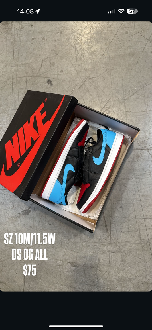 Jordan 1 Low NC to CHI SZ 10M/11.5W