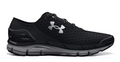 Under Armour Speedform Gemini Black Metallic Silver SZ 8M / 9.5W