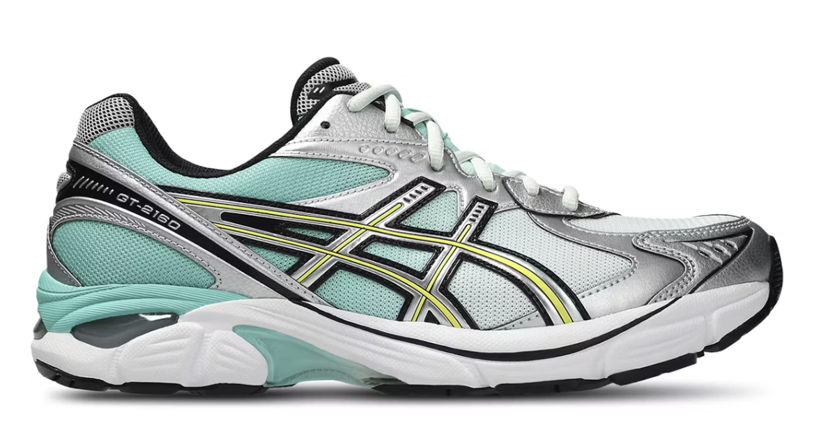 ASICS GT-2160 Teal Gold SZ 10.5M / 12W