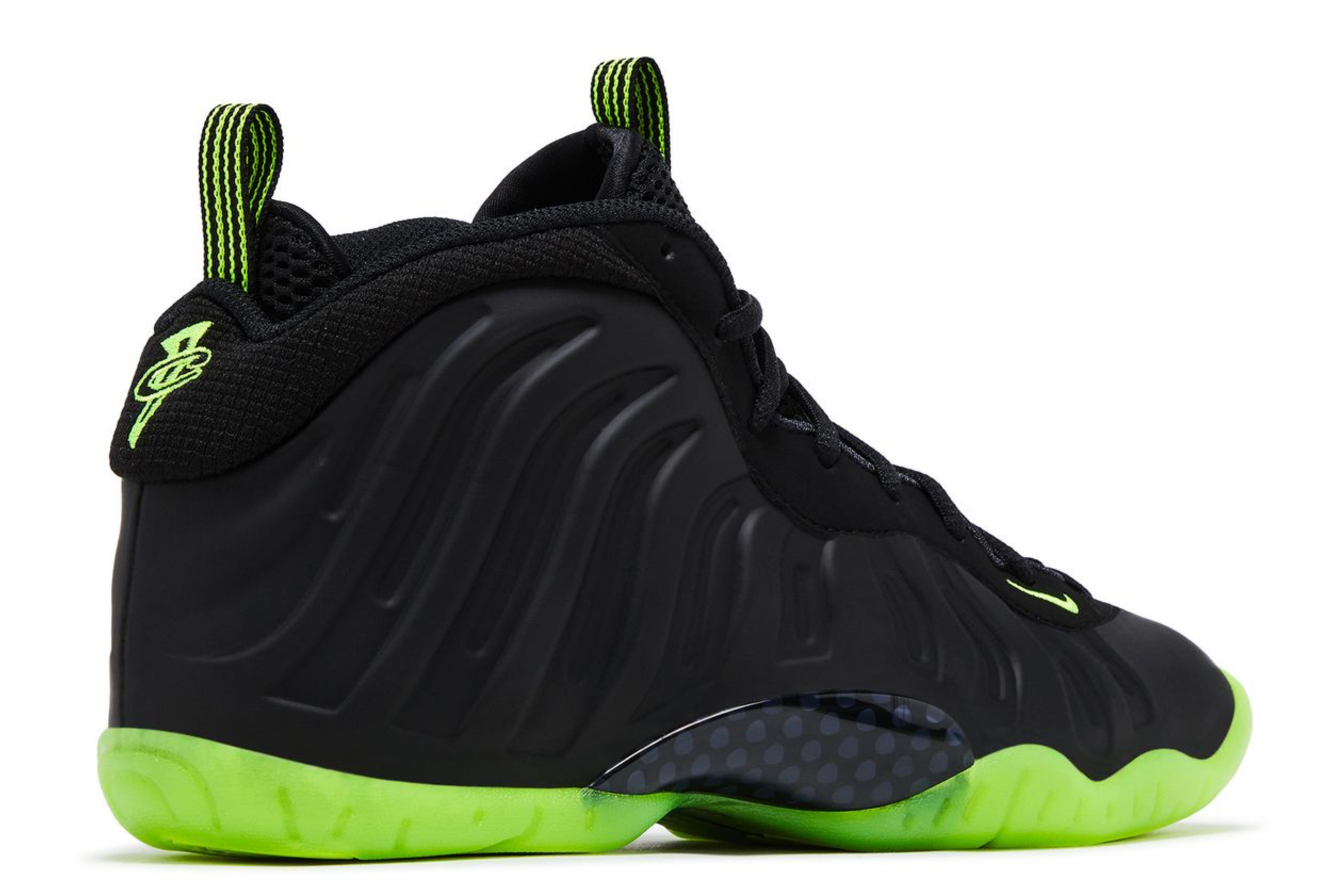 Nike Little Posite One Black Volt (GS) SZ 7Y / 8.5W