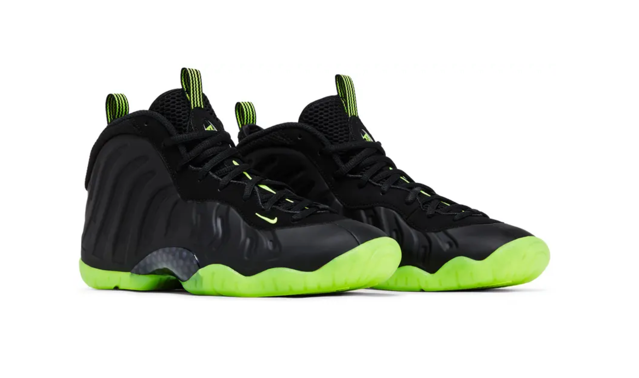 Nike Little Posite One Black Volt (GS) SZ 7Y / 8.5W