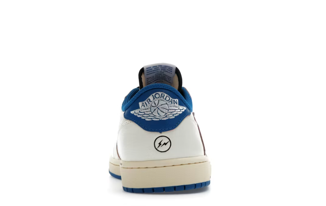 Jordan 1 Retro Low OG SP Fragment x Travis Scott Sail Military Blue SZ 10M / 11.5W