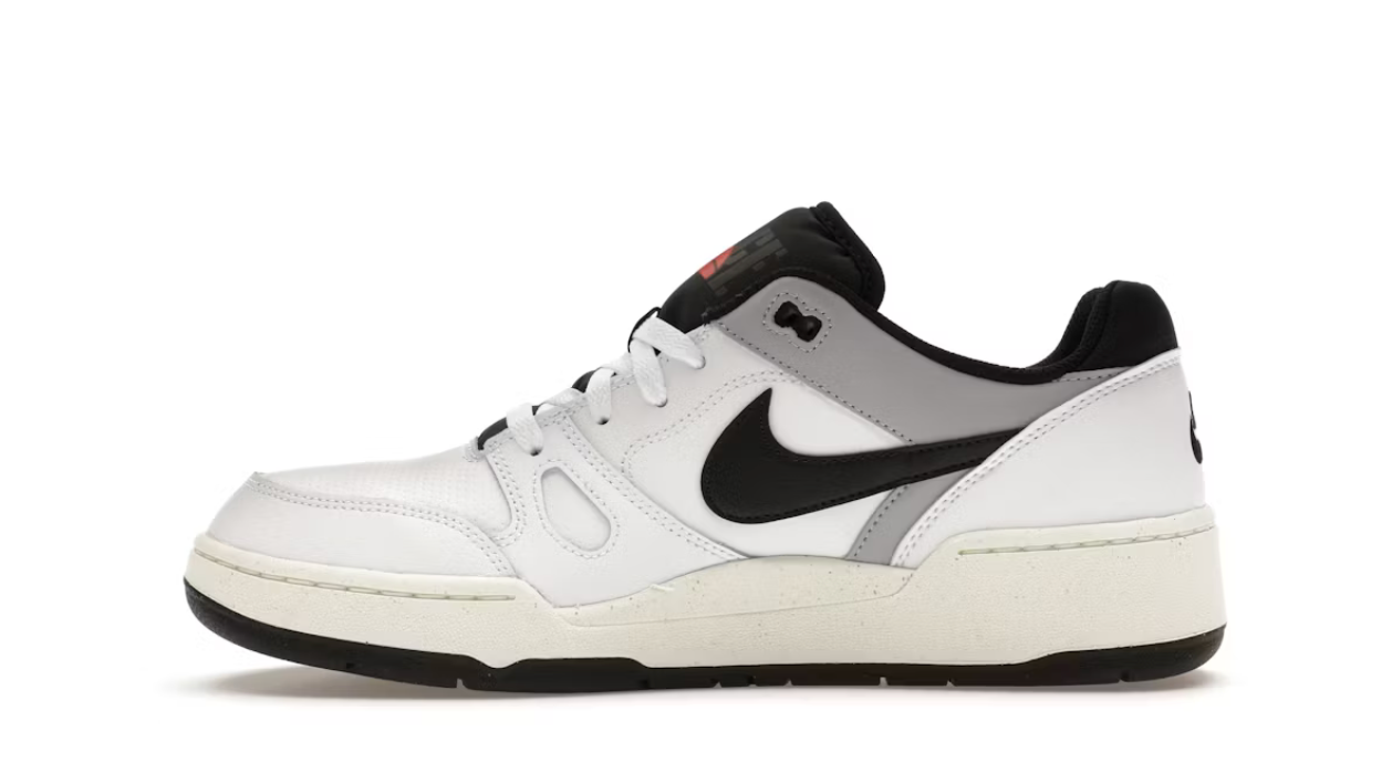 Nike Full Force Low White Black Pewter SZ 10M / 11.5W