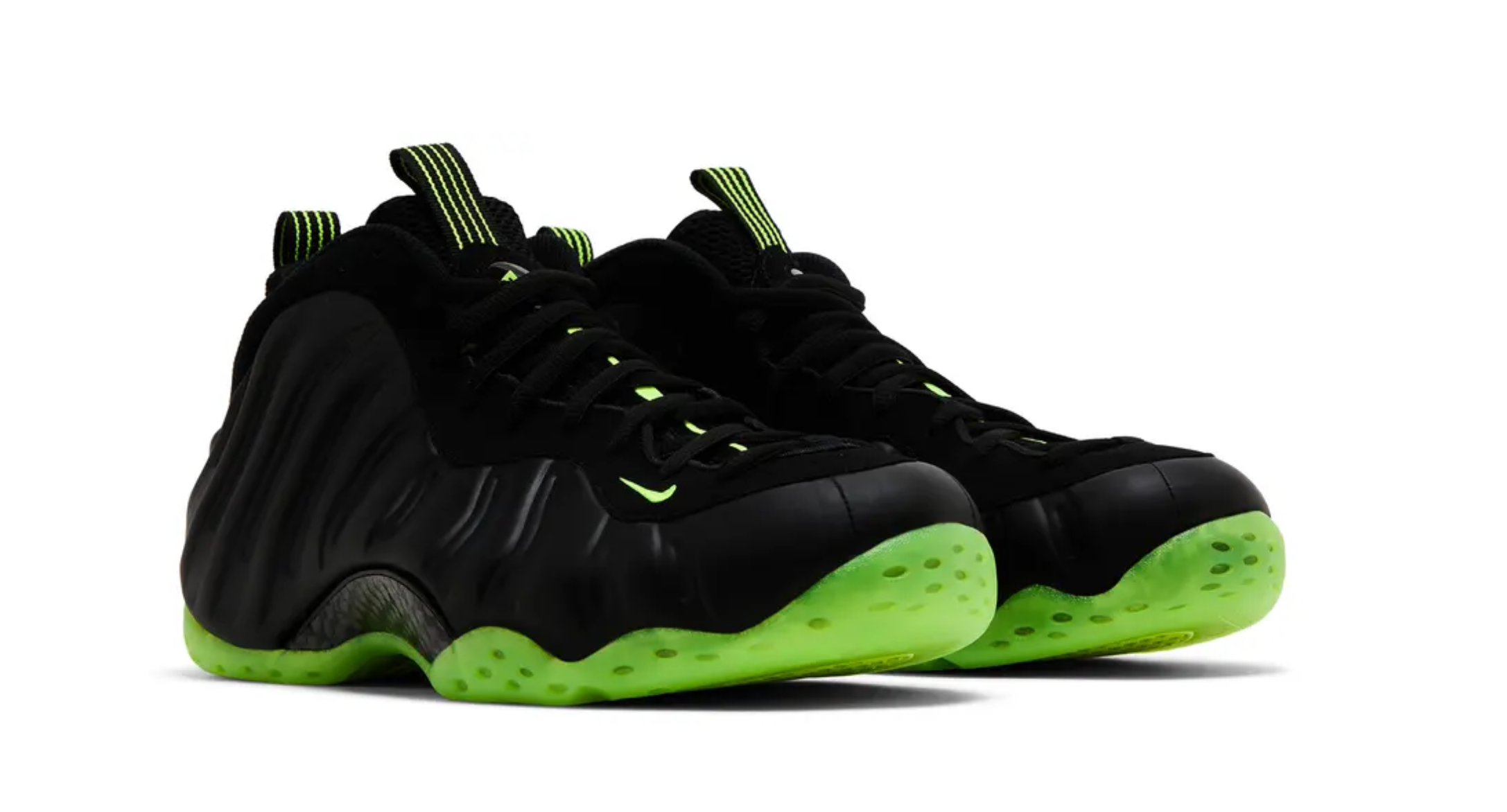Nike Air Foamposite One Black Volt SZ 9M / 10.5W