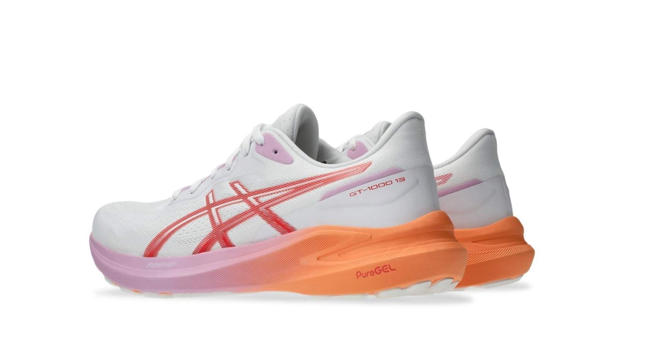 ASICS GT-1000 13 White Coral Reef (Women's) 7M / 8.5W