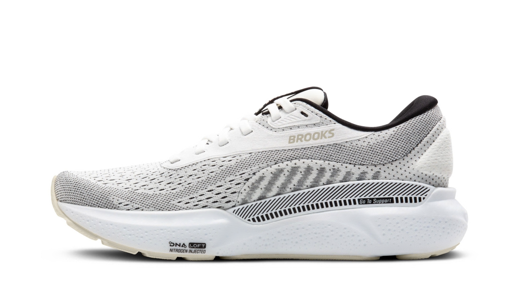 Brooks Adrenaline GTS 24 White Black Pelican SZ 11M / 12.5W