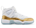 Jumpman Two Trey White Black Metallic Gold Ice Blue SZ 5.5M / 7W