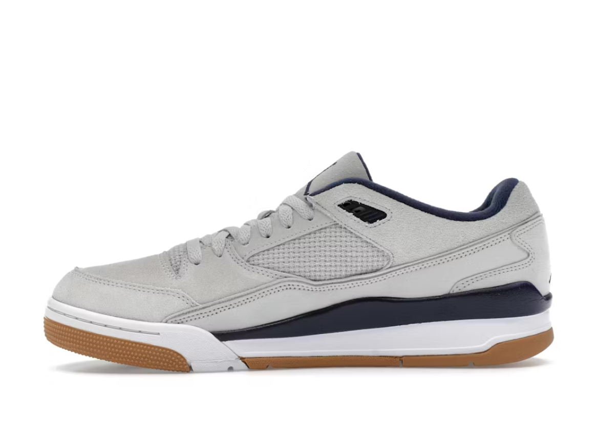 Jordan Flight Court Neutral Grey White Gum Light Brown Midnight Navy SZ 8M / 9.5W