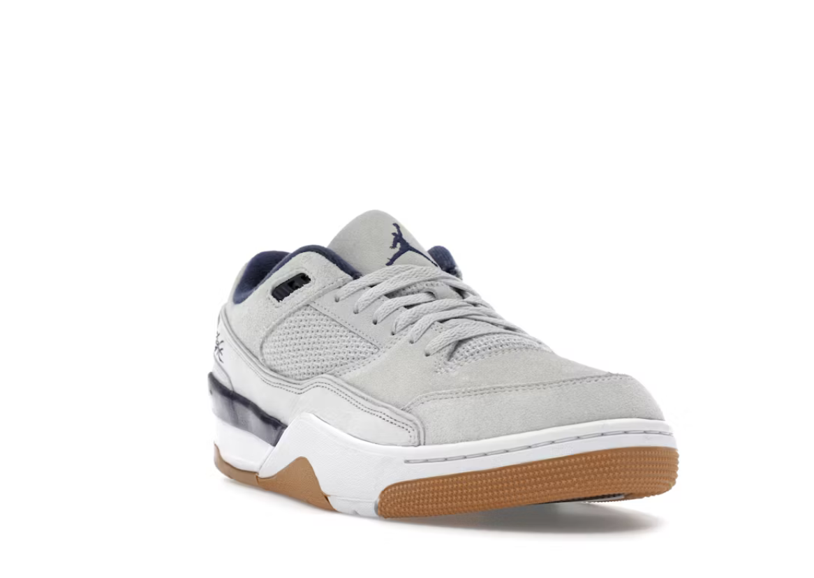 Jordan Flight Court Neutral Grey White Gum Light Brown Midnight Navy SZ 8M / 9.5W