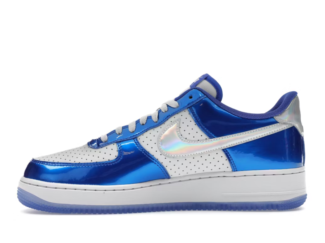 Nike Air Force 1 '07 LV8 Light Photo Blue Photon Dust Racer Blue Multi-Color SZ 9M / 10.5W