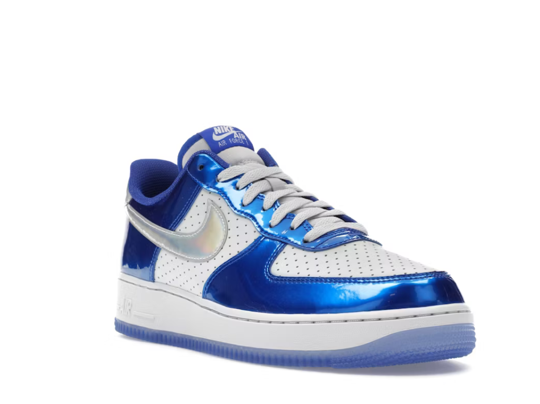 Nike Air Force 1 '07 LV8 Light Photo Blue Photon Dust Racer Blue Multi-Color SZ 9M / 10.5W
