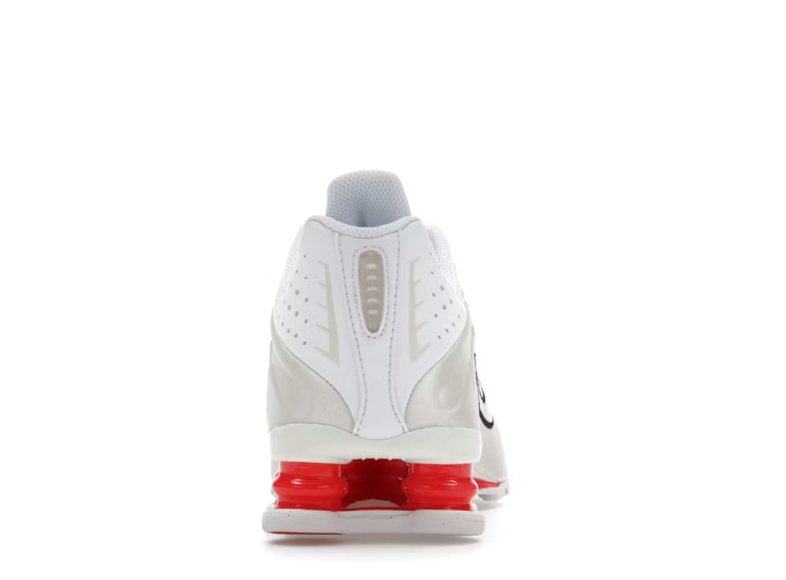 Nike Shox R4 White Phantom Picante Red (GS) SZ 5.5Y / 7W