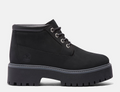 Timberland Black Stone Street Platform Waterproof Chukka Boot SZ 5.5M / 7W