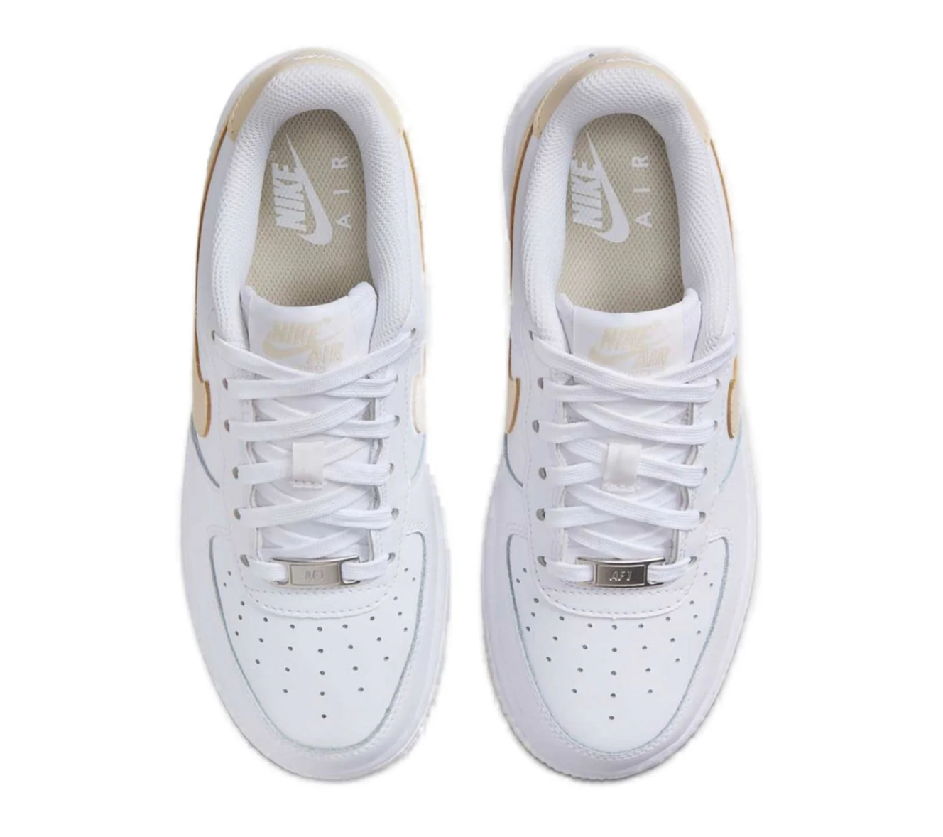 Nike Air Force 1 White Light Khaki (GS) SZ 5Y / 6.5W
