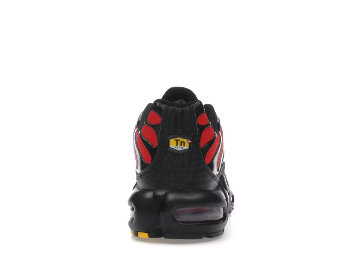 Nike Air Max Plus Pure Platinum University Red Black White SZ 9M / 10.5W