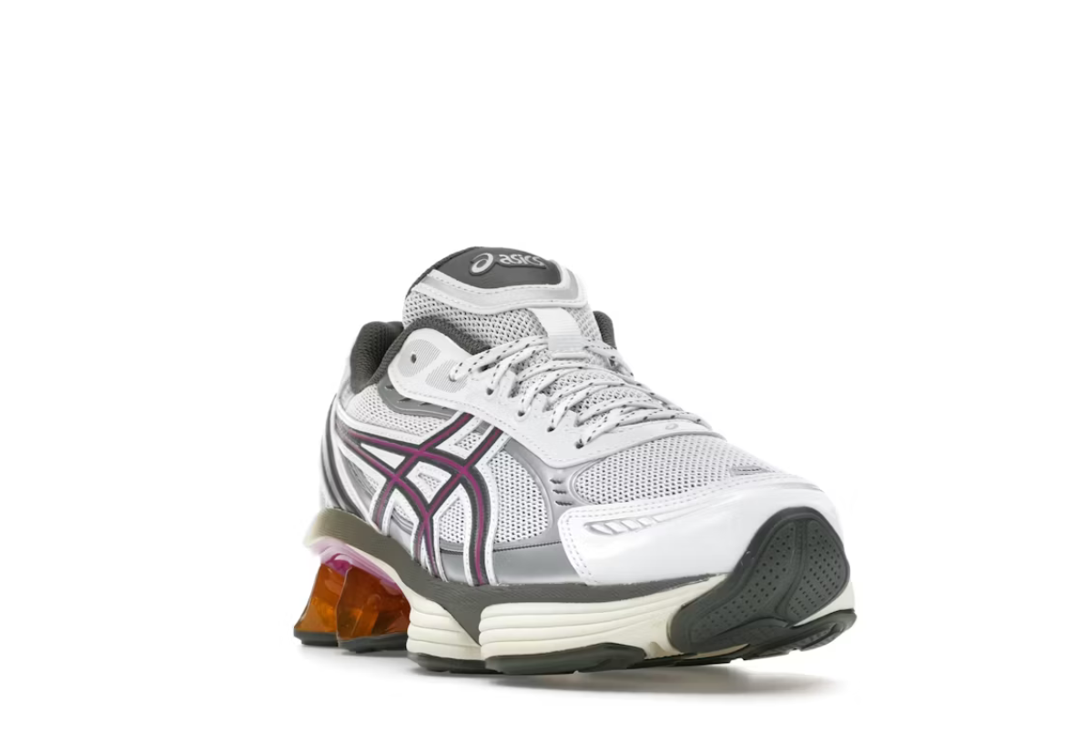 ASICS Gel-Kinetic Fluent White Truffle Grey SZ 4.5M / 6W