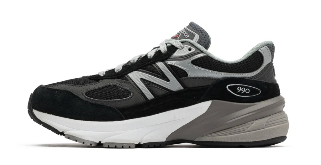 New Balance FuelCell 990v6 Black Silver (GS)