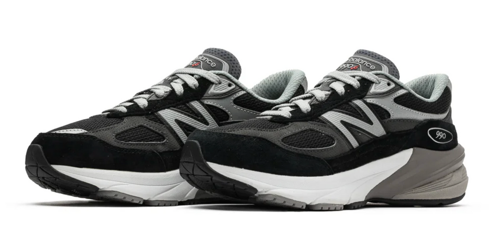 New Balance FuelCell 990v6 Black Silver (GS)