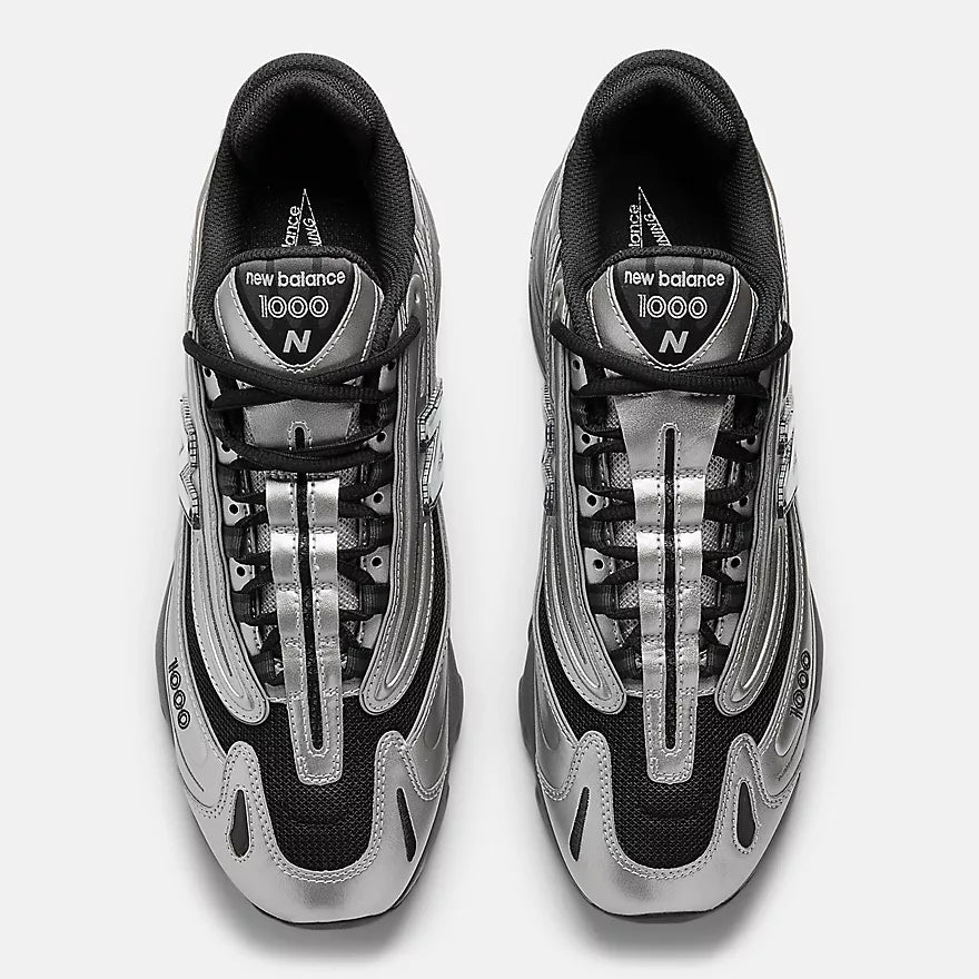 New Balance 1000 Black Silver Metallic